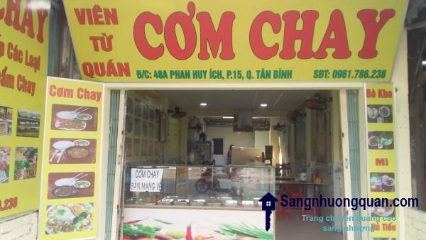 Cần sang nhanh quán cơm mặt tiền đường Phan Huy Ích, phường 15, quận Tân Bình.