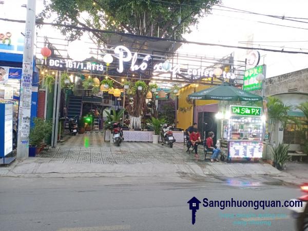 Sang quán cafe sân vườn ở phường Hiệp Thành, quận 12.