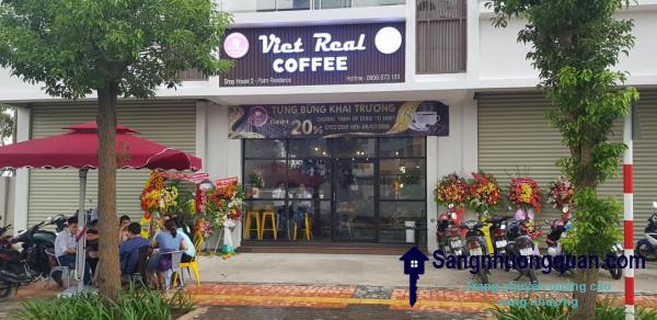 Sang nhượng quán cafe nằm ngay chân chung cư Palm Residence, đường Song Hành, phường An Phú, quận 2.