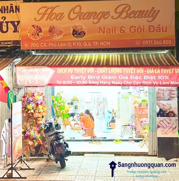 Sang Nhượng Tiệm Nail & Gội Đầu Ở Trung Tâm Quận 6