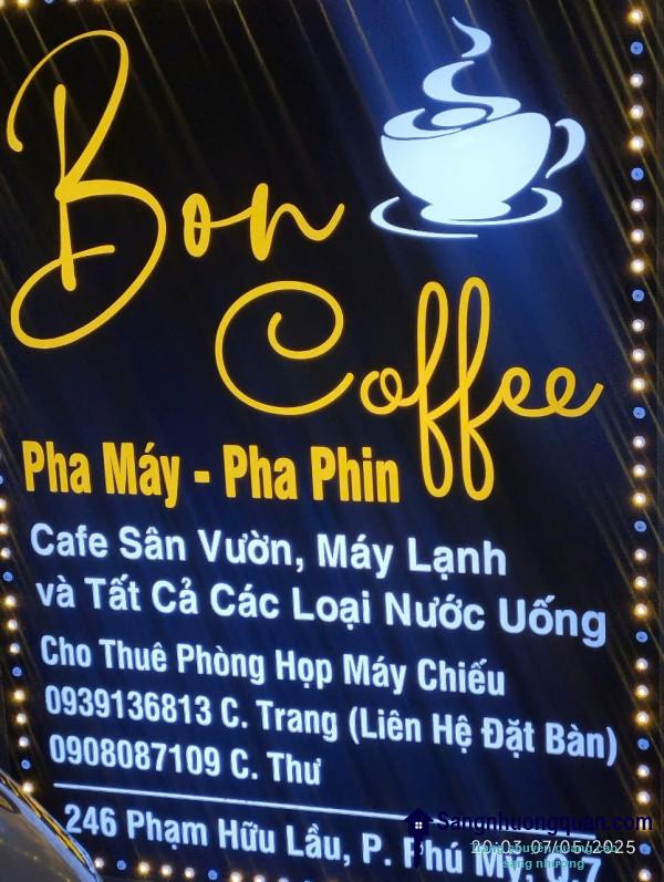 Sang quán cafe