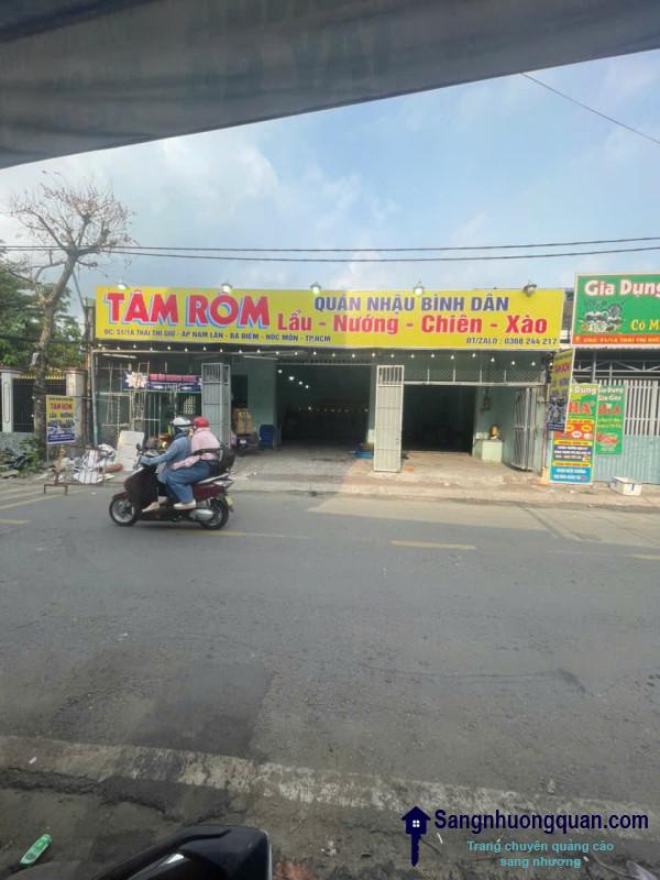 Cần Sang Nhượng Quán Nhậu Bình Dân Ở Hóc Môn