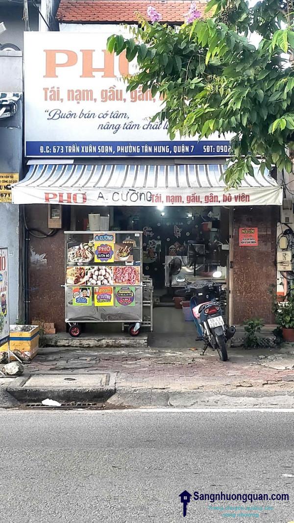 Cần Sang Nhượng Quán Phở Ở Trung Tâm Quận 7