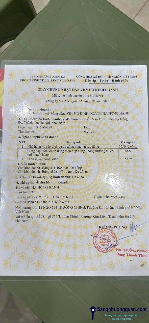 Sang quán ăn - nhậu