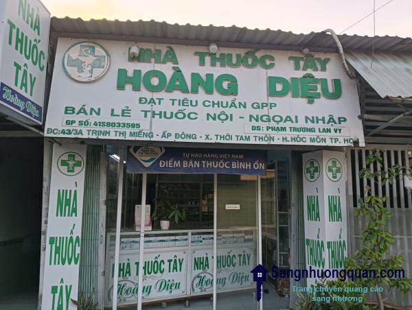 SANG NHƯỢNG NHÀ THUỐC ĐANG HOẠT ĐỘNG ỔN ĐỊNH – VÀO LÀ KINH DOANH NGAY 