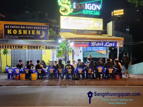 SANG NHƯỢNG QUÁN ĐẸP – MẶT TIỀN TRƯỜNG SA, BÌNH THẠNH | GIÁ SANG 150 TRIỆU